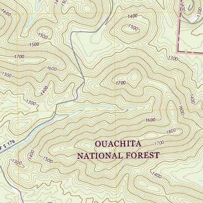 United States Geological Survey Mena, AR (2020, 24000-Scale) digital map