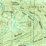 United States Geological Survey Mena, AR-OK (1989, 100000-Scale) digital map