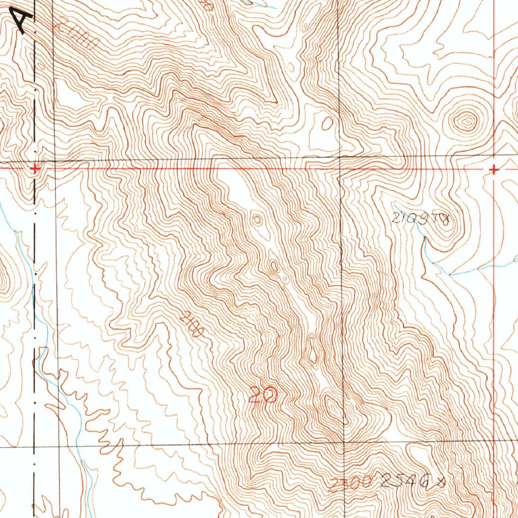 Menagers Lake, AZ (1988, 24000-Scale) Map by United States Geological ...