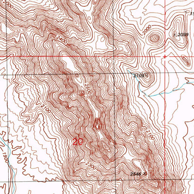United States Geological Survey Menagers Lake, AZ (1996, 24000-Scale) digital map
