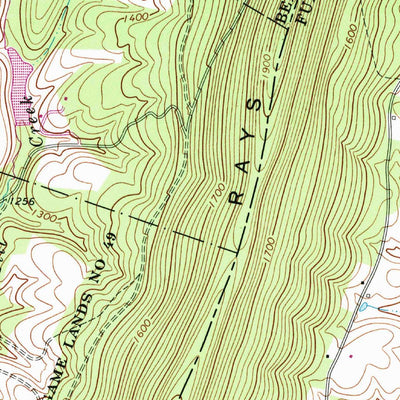 United States Geological Survey Mench, PA (1967, 24000-Scale) digital map