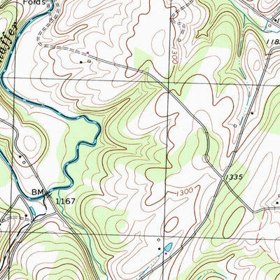 United States Geological Survey Mench, PA (1994, 24000-Scale) digital map