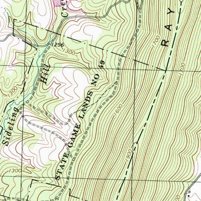United States Geological Survey Mench, PA (1994, 24000-Scale) digital map
