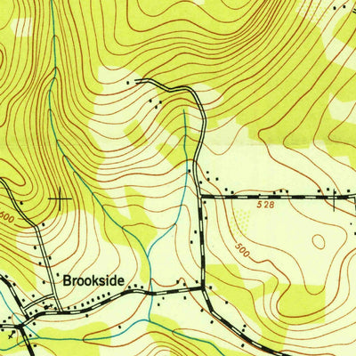 United States Geological Survey Mendham, NJ (1947, 24000-Scale) digital map