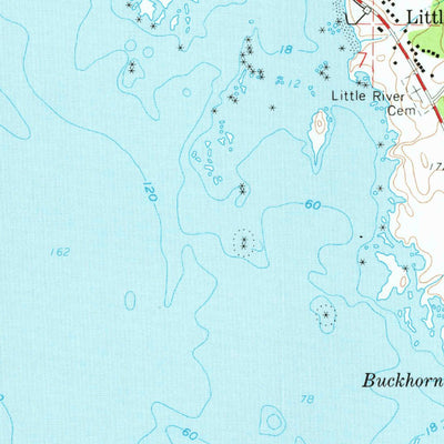 United States Geological Survey Mendocino, CA (1960, 24000-Scale) digital map