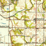 United States Geological Survey Mendon, IL-MO (1948, 62500-Scale) digital map