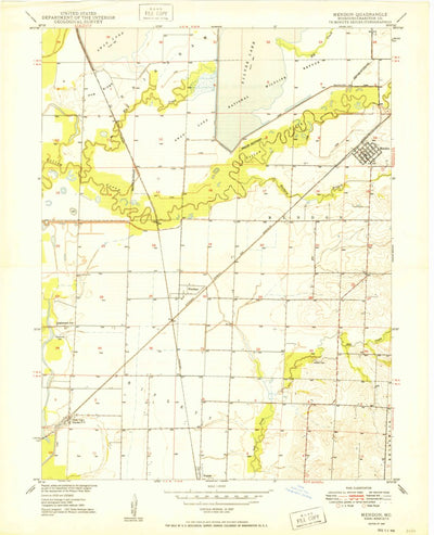 United States Geological Survey Mendon, MO (1949, 24000-Scale) digital map