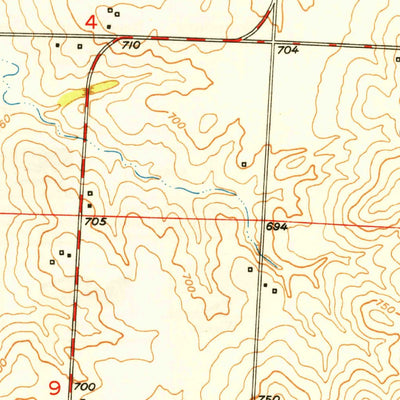 United States Geological Survey Mendon, MO (1949, 24000-Scale) digital map
