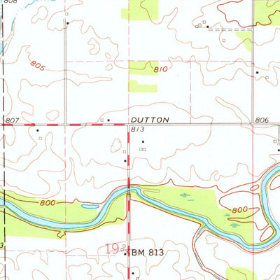 United States Geological Survey Mendon, OH (1960, 24000-Scale) digital map