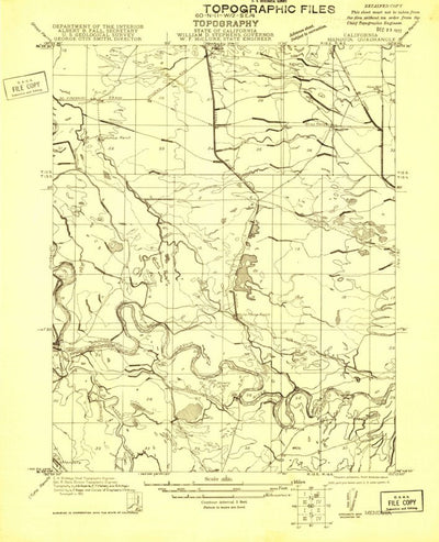 United States Geological Survey Mendota Dam, CA (1921, 31680-Scale) digital map