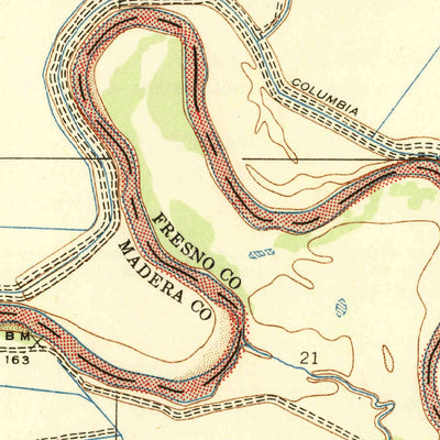 United States Geological Survey Mendota Dam, CA (1947, 24000-Scale) digital map