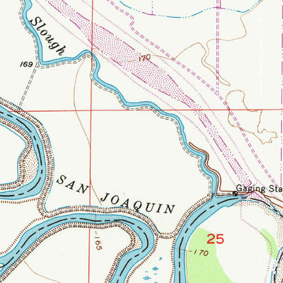 United States Geological Survey Mendota Dam, CA (1956, 24000-Scale) digital map