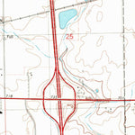 United States Geological Survey Mendota East, IL (1982, 24000-Scale) digital map