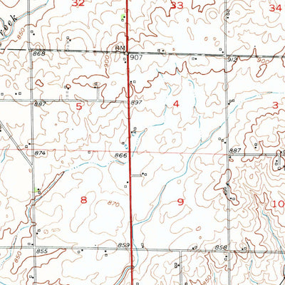 United States Geological Survey Mendota, IL (1952, 62500-Scale) digital map