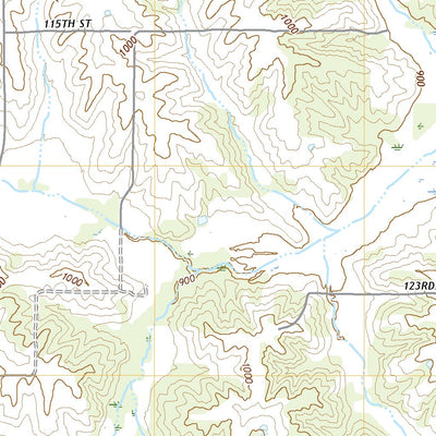 United States Geological Survey Mendota, MO (2021, 24000-Scale) digital map
