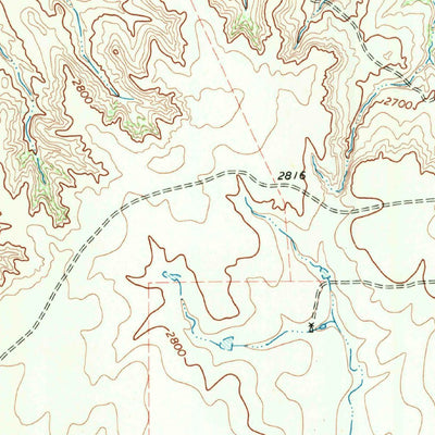 United States Geological Survey Mendota, TX (1967, 24000-Scale) digital map