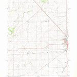 United States Geological Survey Mendota West, IL (1982, 24000-Scale) digital map