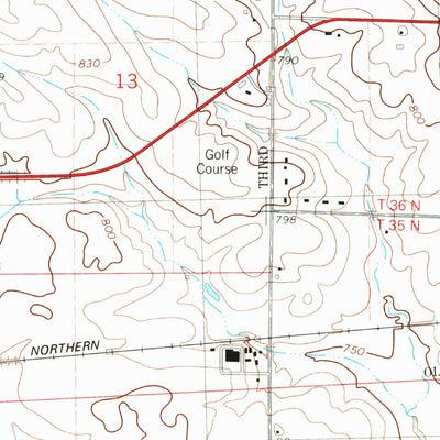 United States Geological Survey Mendota West, IL (1982, 24000-Scale) digital map
