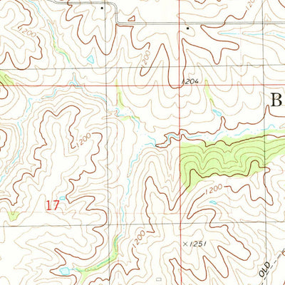 United States Geological Survey Menlo, IA (1982, 24000-Scale) digital map