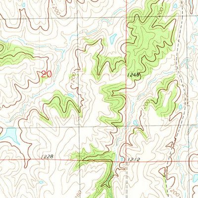 United States Geological Survey Menlo, IA (1982, 24000-Scale) digital map