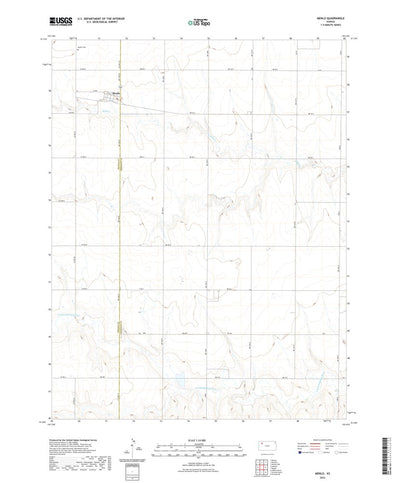 United States Geological Survey Menlo, KS (2022, 24000-Scale) digital map