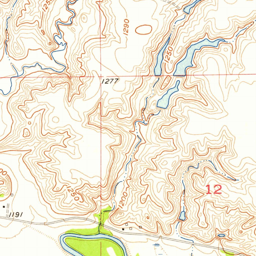 Menno, SD (1957, 24000-Scale) Map by United States Geological Survey ...