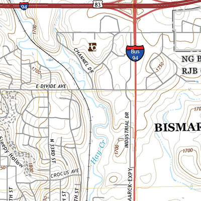 United States Geological Survey Menoken SW, ND (2020, 24000-Scale) digital map
