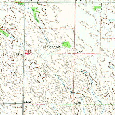 United States Geological Survey Menominee, NE-SD (1968, 24000-Scale) digital map