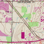 United States Geological Survey Menomonee Falls, WI (1958, 24000-Scale) digital map