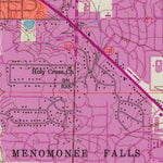United States Geological Survey Menomonee Falls, WI (1958, 24000-Scale) digital map