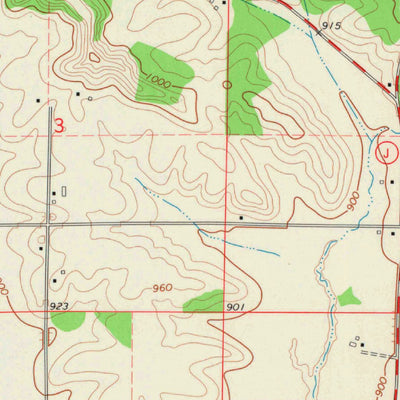 United States Geological Survey Menomonie North, WI (1972, 24000-Scale) digital map