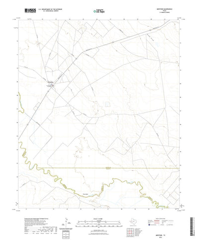 United States Geological Survey Mentone, TX (2022, 24000-Scale) digital map