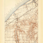 United States Geological Survey Mentor, OH (1907, 62500-Scale) digital map