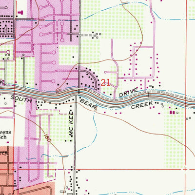 United States Geological Survey Merced, CA (1961, 24000-Scale) digital map