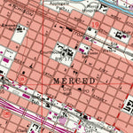 United States Geological Survey Merced, CA (1961, 24000-Scale) digital map