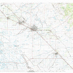 United States Geological Survey Merced, CA (1983, 100000-Scale) digital map
