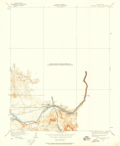 United States Geological Survey Merced Falls, CA (1916, 24000-Scale) digital map