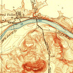 United States Geological Survey Merced Falls, CA (1919, 31680-Scale) digital map