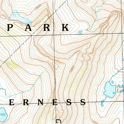 United States Geological Survey Merced Peak, CA (1990, 24000-Scale) digital map