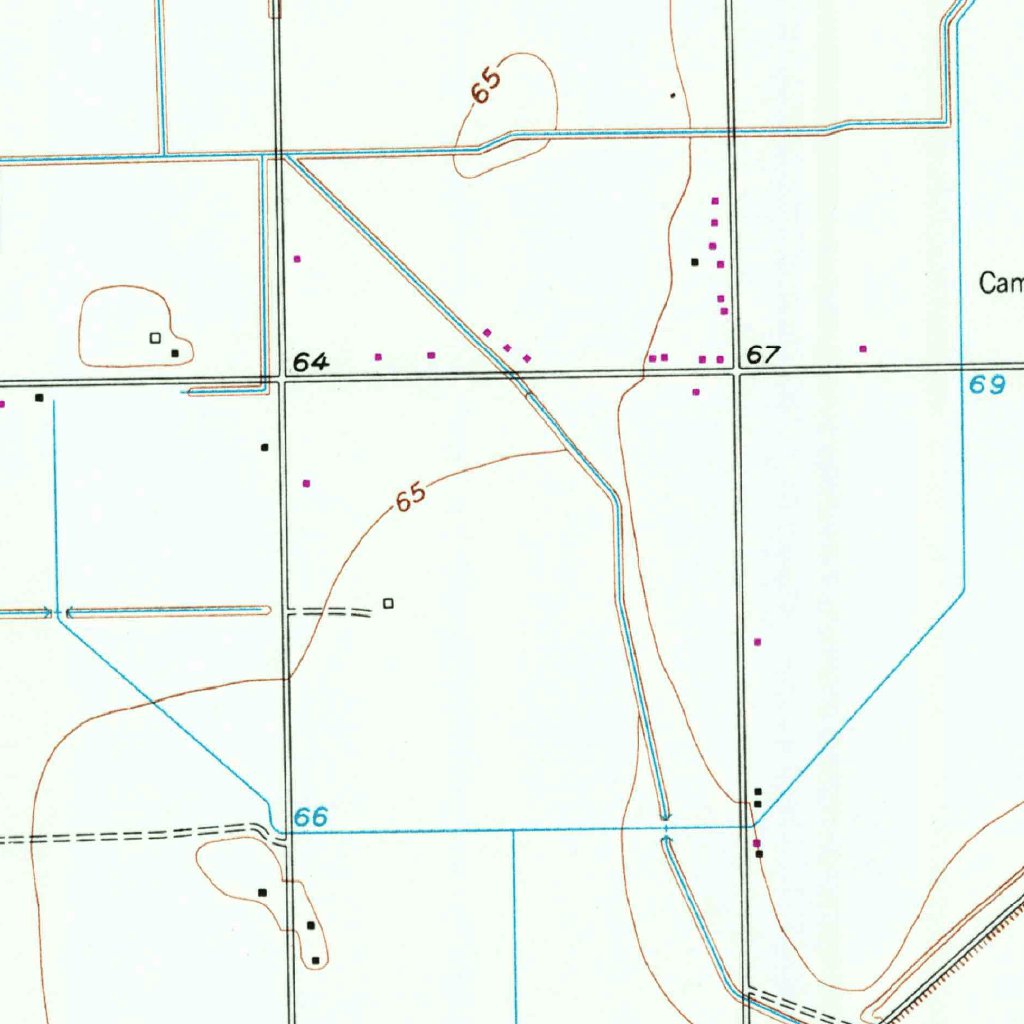 Mercedes, TX (1956, 24000-Scale) Map by United States Geological Survey ...