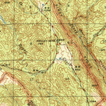 United States Geological Survey Mercer Fall, CA (1944, 62500-Scale) digital map