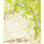 United States Geological Survey Mercer Fall, CA (1954, 62500-Scale) digital map