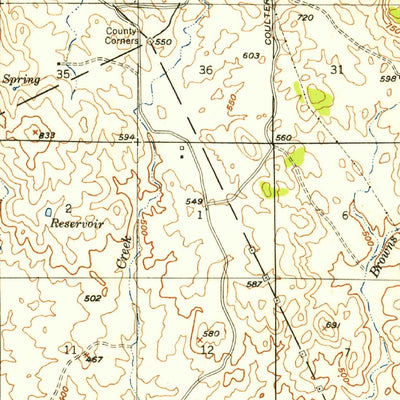 United States Geological Survey Mercer Fall, CA (1954, 62500-Scale) digital map