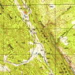 United States Geological Survey Mercer Fall, CA (1954, 62500-Scale) digital map