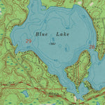 United States Geological Survey Mercer Lake, WI (1971, 24000-Scale) digital map