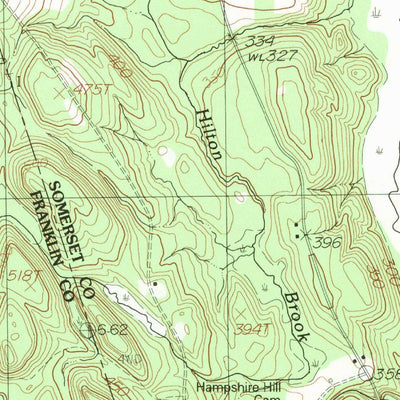 United States Geological Survey Mercer, ME (1982, 24000-Scale) digital map