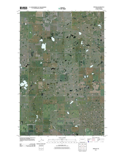 United States Geological Survey Mercer, ND (2011, 24000-Scale) digital map