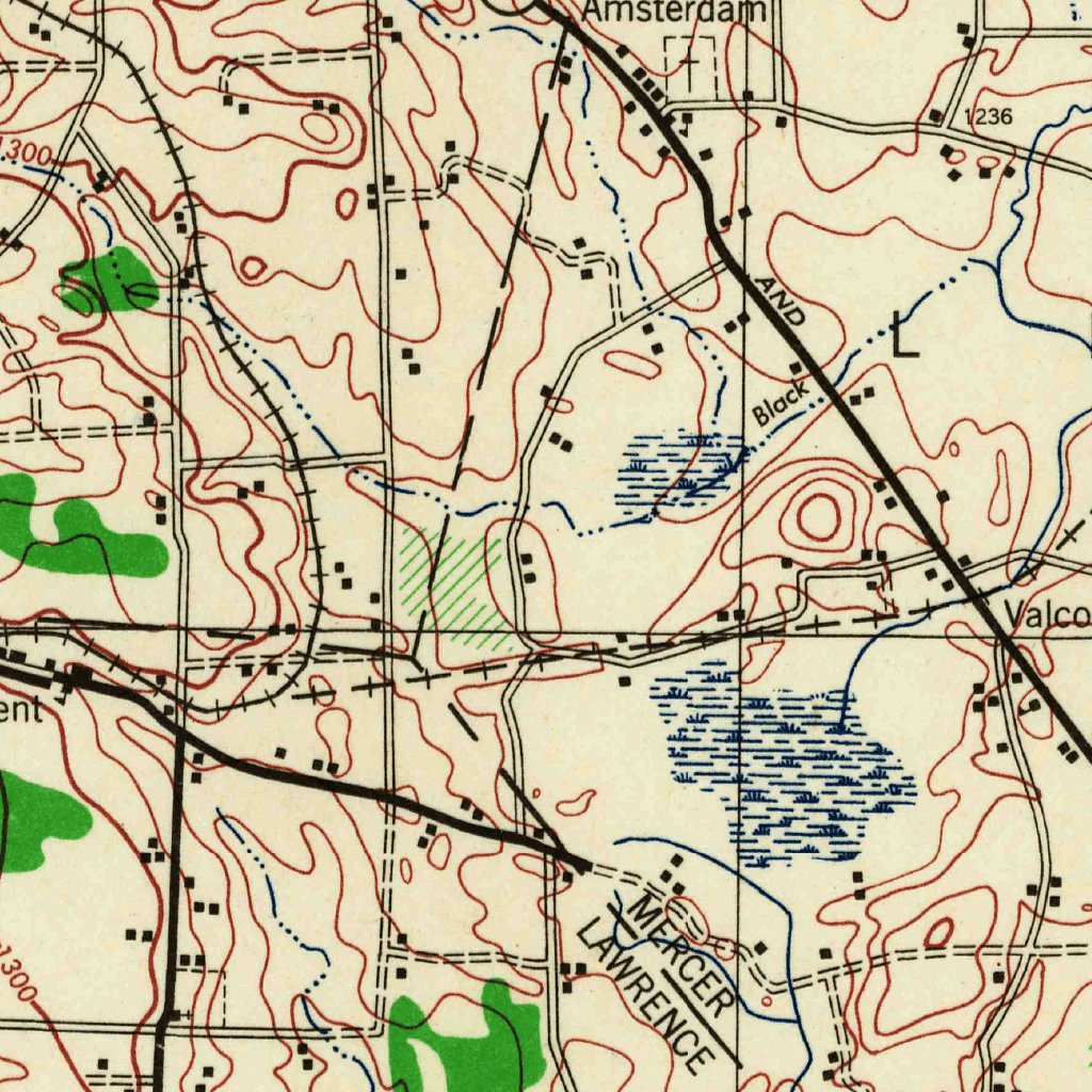 Mercer, PA (1943, 62500-Scale) Map by United States Geological Survey ...
