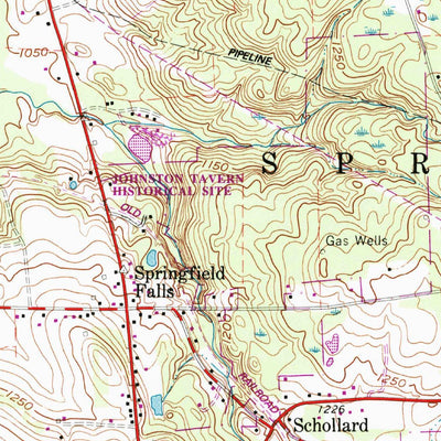 United States Geological Survey Mercer, PA (1961, 24000-Scale) digital map