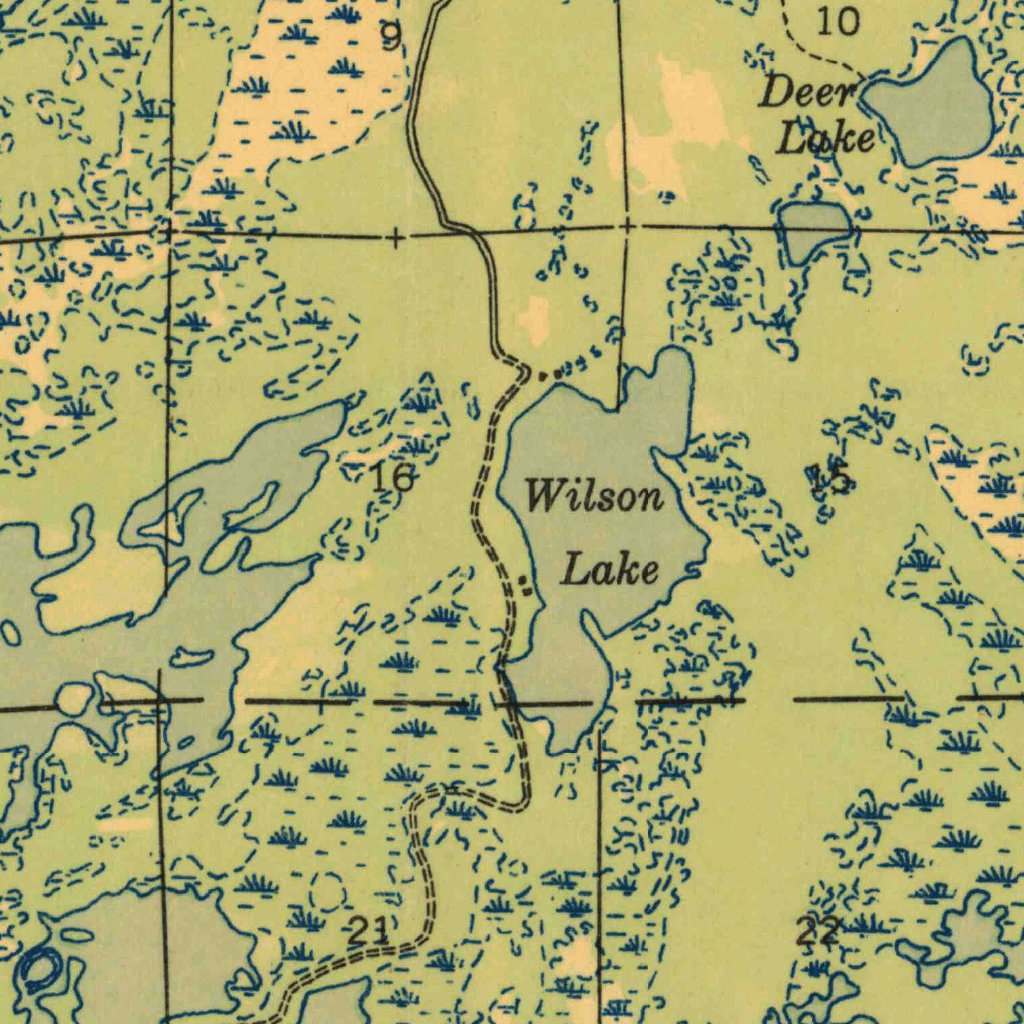 Mercer, WI (1947, 48000-Scale) Map by United States Geological Survey ...